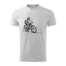 MTB kreslený cyklista
