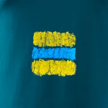 Turistická Cyklo značka - žlto modrá