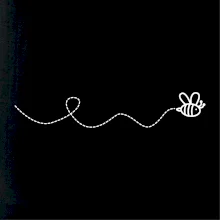 Dráha letu včely - vlnovka Dráha letu včely - vlnovka