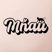 Mňau nápis