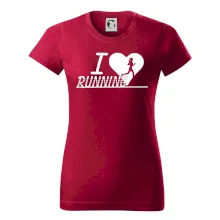 I love running dievča