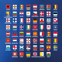 Vlajky štátov - Európa Vlajky štátov - Európa
