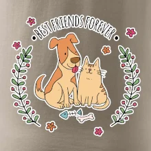 Mačka a pes best friends