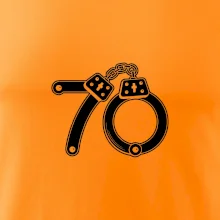 Narodeninové tričko pre policajta - putá 70 Narodeninové tričko pre policajta - putá 70