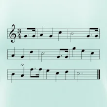 Veľa šťastia zdravia - noty