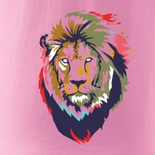 Hlava leva kreslená jednoduchá