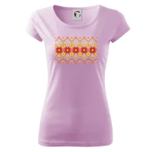 Ukrajinský vzor - Červené kvety