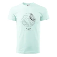 Plechý - vrstevnice v kruhu