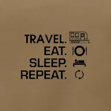 Eat sleep travel - Veľký príves