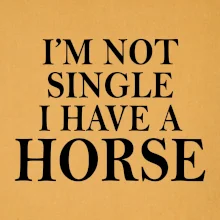 I have a horse I have a horse