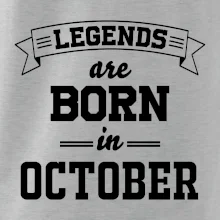 Legends are born in October