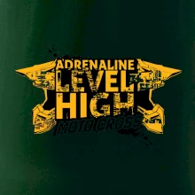 Motocross adrenaline level high