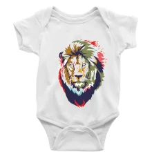 Hlava leva kreslená jednoduchá