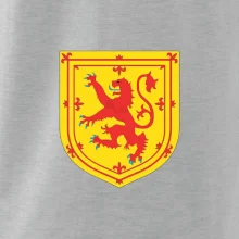 Škótsky lev na hrudi