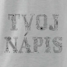 Steampunk vlastný nápis