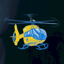 Vrtuľník rescue Vrtuľník rescue