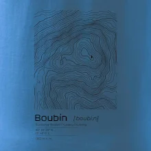 Boubín - vrstevnice v obdĺžniku