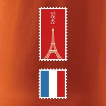 Paríž známka farebná