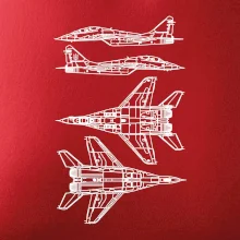 Mig 29 Fulcrum - obrys Mig 29 Fulcrum - obrys