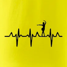 EKG tanečnice salsy