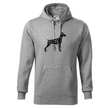 Dobermans - nápis v tele