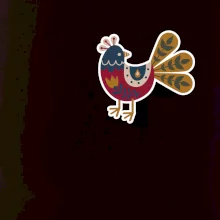 Folklór na prsníku sliepky