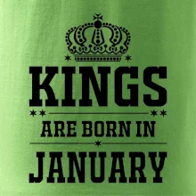Kings are born in January