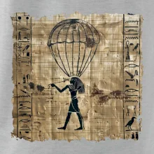 Egyptské hieroglyfy parašutista