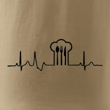 EKG kuchár čiapky a príbory