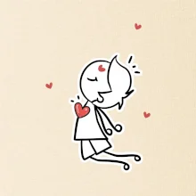 Párový motív - panáčik a magnet