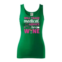 Will trade medical advice for wine