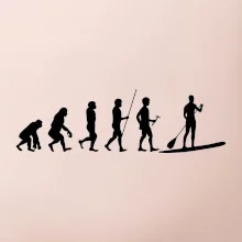 Evoluce paddleboard muž