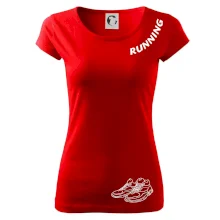 Running nápis šikmo