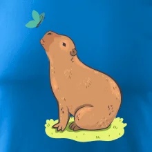 Kapybara a motýlik