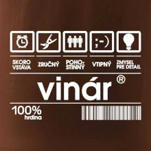 Čiarový kód - vinár