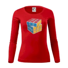 Rubikova kocka kreslená