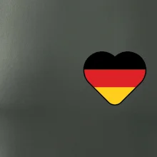 Germany love prso - Nemecká vlajka