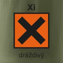 Xi Dráždivý - Výstražná tabuľka na tričku