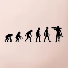 Evolúcia drevorubač - píla a kmeň