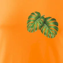 Monstera listy na prsu