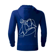 Fotografka stojaca jedným ťahom