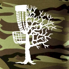 Disc golf pozor strom