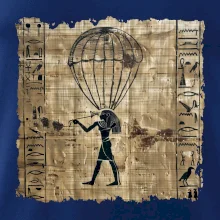 Egyptské hieroglyfy parašutista