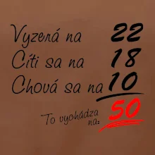 Vyzerá, cíti sa, chová sa - 50 rokov Vyzerá, cíti sa, chová sa - 50 rokov