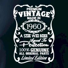 Vintage Etiketa - 1960