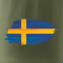 Švédska vlajka kreslená