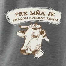 Pre mňa je kráľom zvierat krava