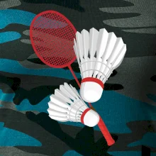 Bedminton - pálka a košík