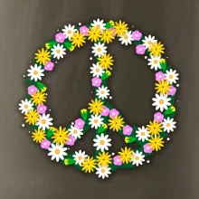 Peace symbol margaréty