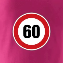 Dopravná značka - obmedzenie rýchlosti 60